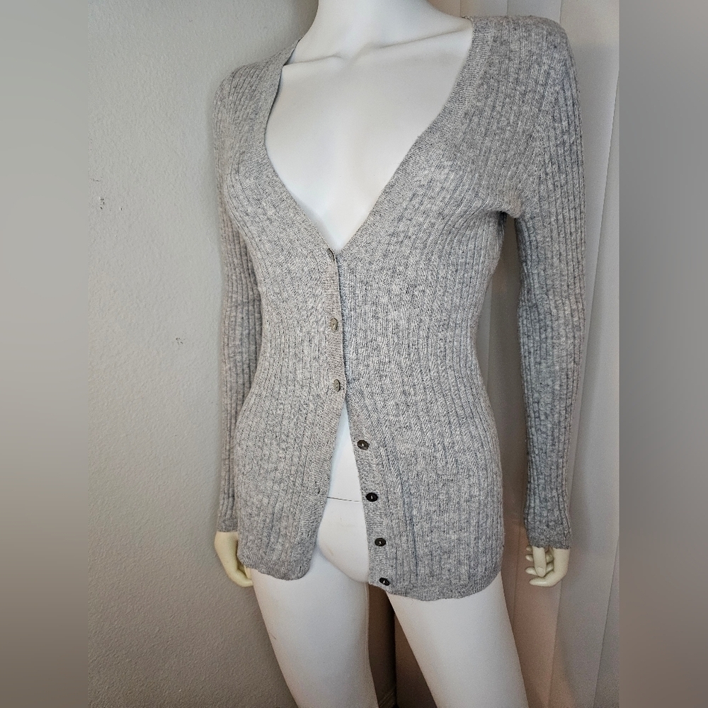 Zara Gray Long Sleeve Cardigan